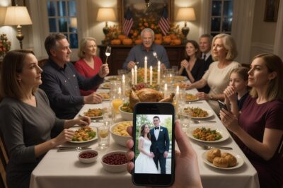 At Thanksgiving, my sister clinked her glass, looked straight at me in front of our entire family and said, “Let’s be honest — she’ll never have a real career or a family of her own,” and everyone laughed like it was just a harmless joke, but I kept smiling, because I already knew that before the pumpkin pie was served I’d turn their cozy holiday dinner into my announcement.